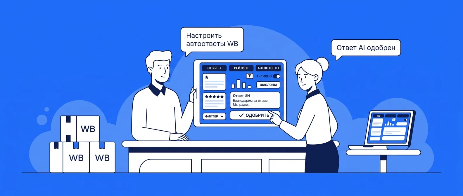 Как настроить автоответы на отзывы Wildberries в 2026 году