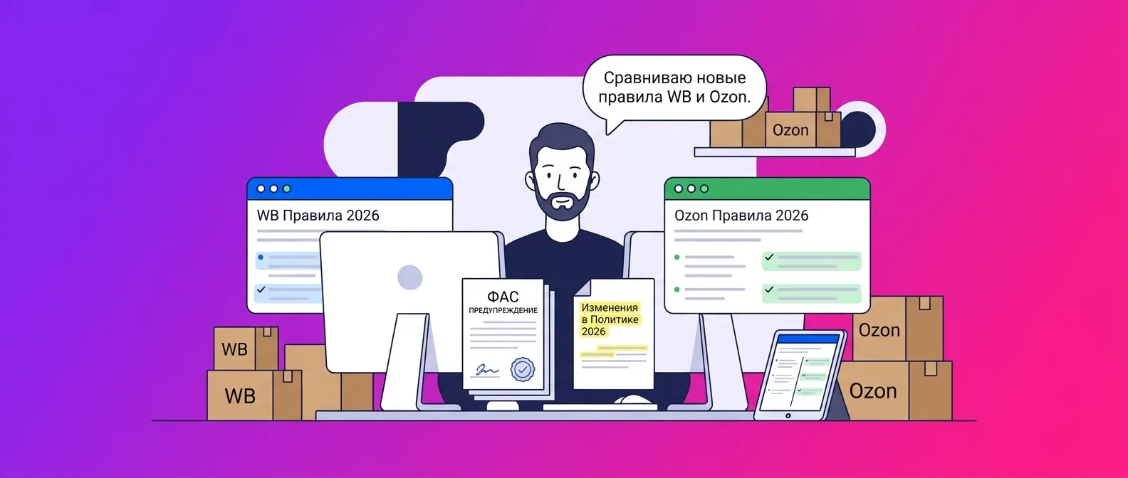 Wildberries и Ozon исполнили предупреждения ФАС: что изменилось для продавцов в 2026 году