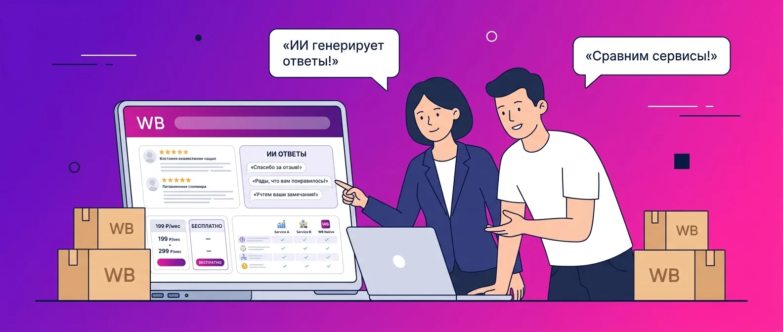 ИИ-ответы на отзывы Wildberries в 2026 году: как работает встроенная функция, сколько стоит и какие есть альтернативы