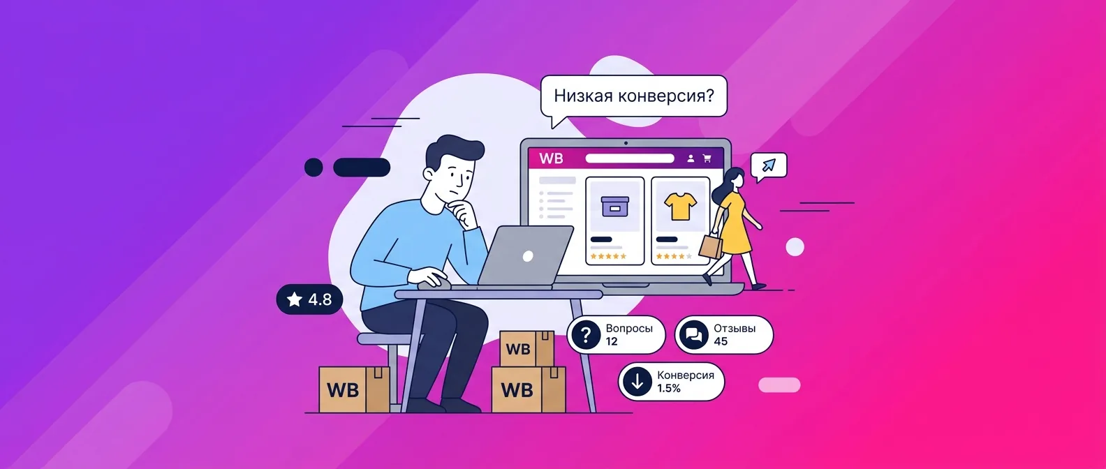 Как повысить конверсию карточки товара на Ozon и Wildberries в 2026 году
