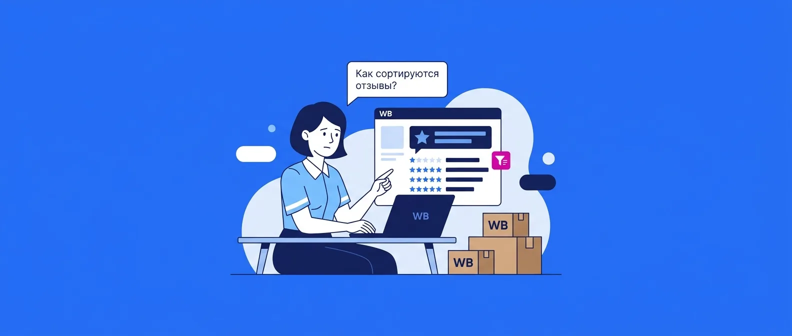 Как сортируются отзывы на Wildberries и почему негативный отзыв показывается первым в 2026 году