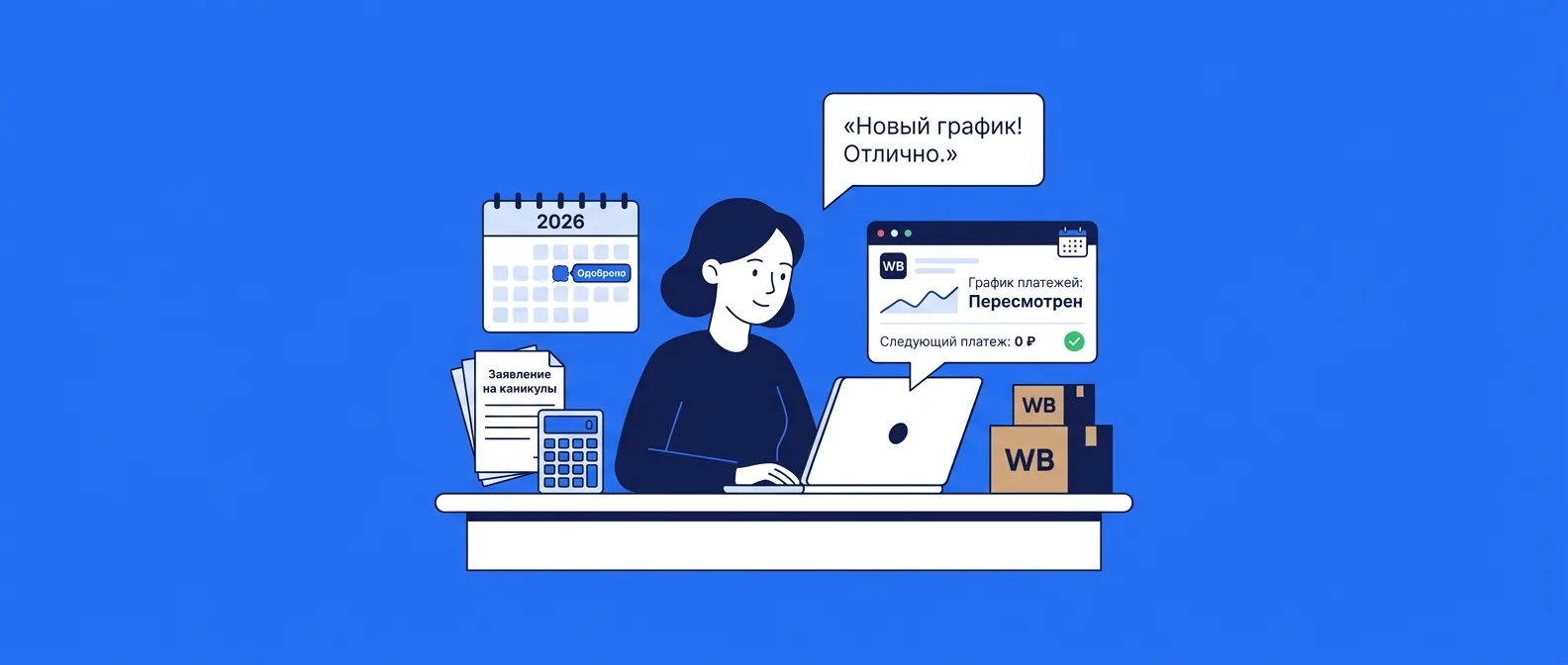 Кредитные каникулы Wildberries для пострадавших селлеров в 2026 году