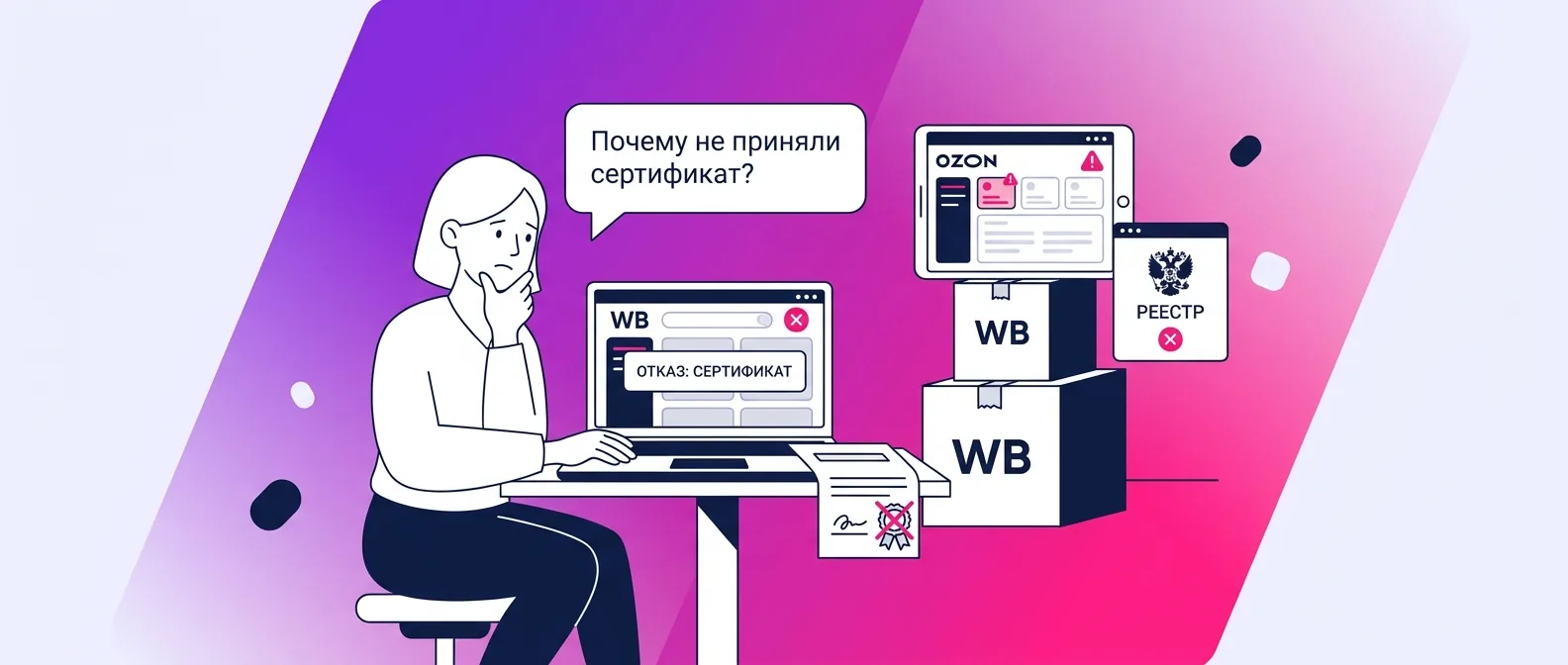 Ozon или Wildberries не принимает сертификат соответствия: причины и что делать в 2026 году
