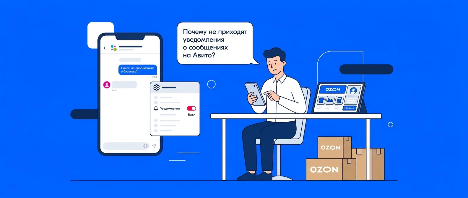 Почему не приходят уведомления о сообщениях на Авито: что делать продавцу в 2026 году