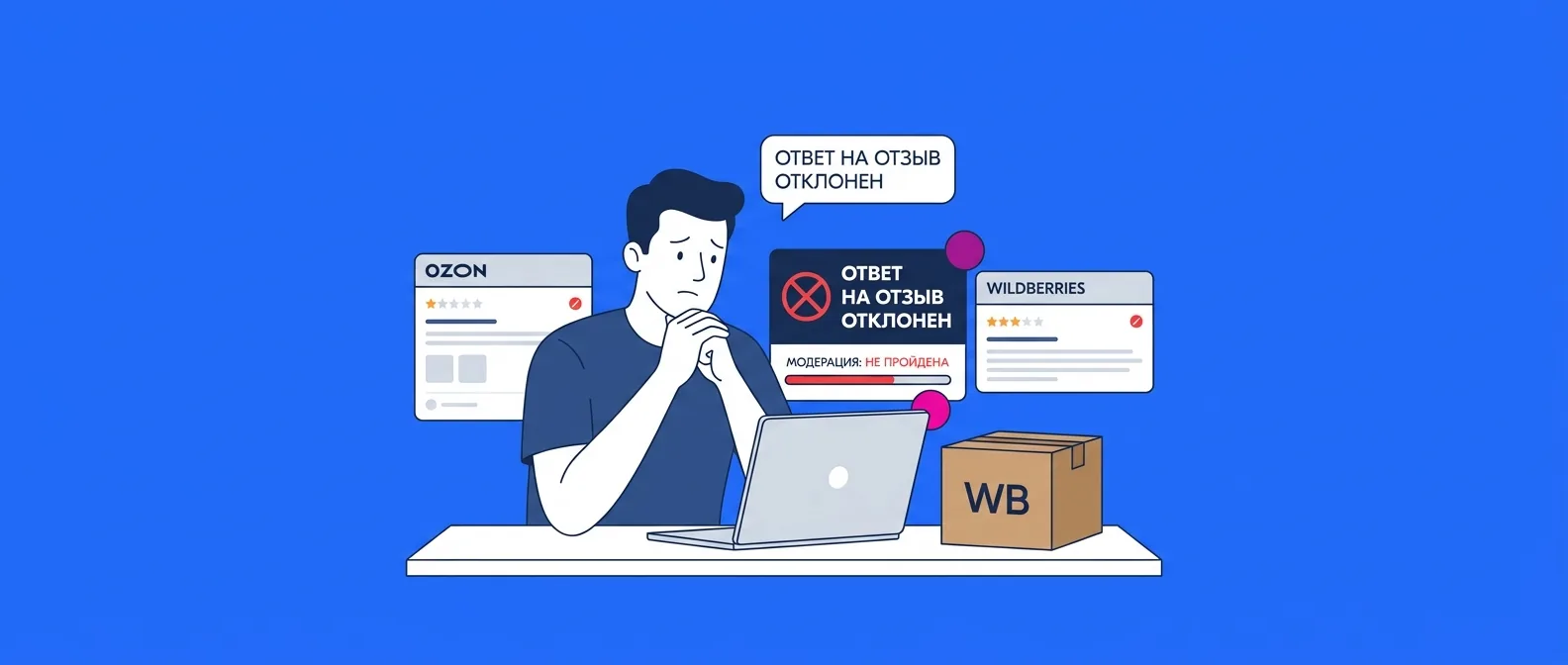 Почему не публикуется ответ продавца на отзыв Ozon или Wildberries: причины и что делать в 2026 году