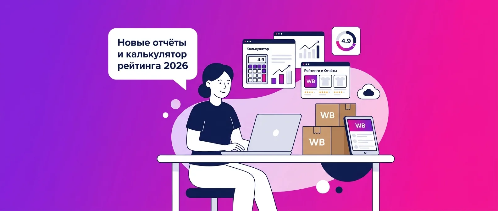 Новые отчёты и калькулятор рейтинга на Wildberries в 2026 году: что изменилось в кабинете продавца