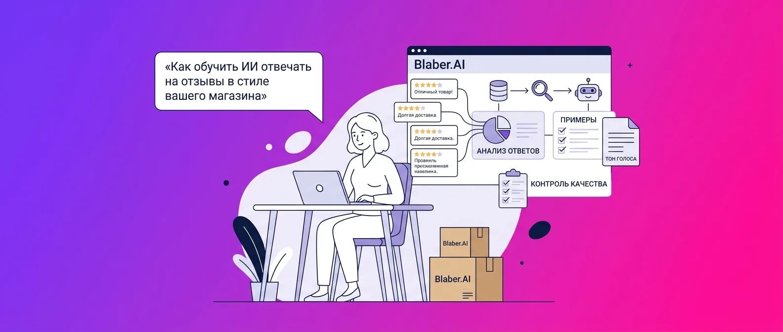 Как обучить ИИ отвечать на отзывы в стиле вашего магазина