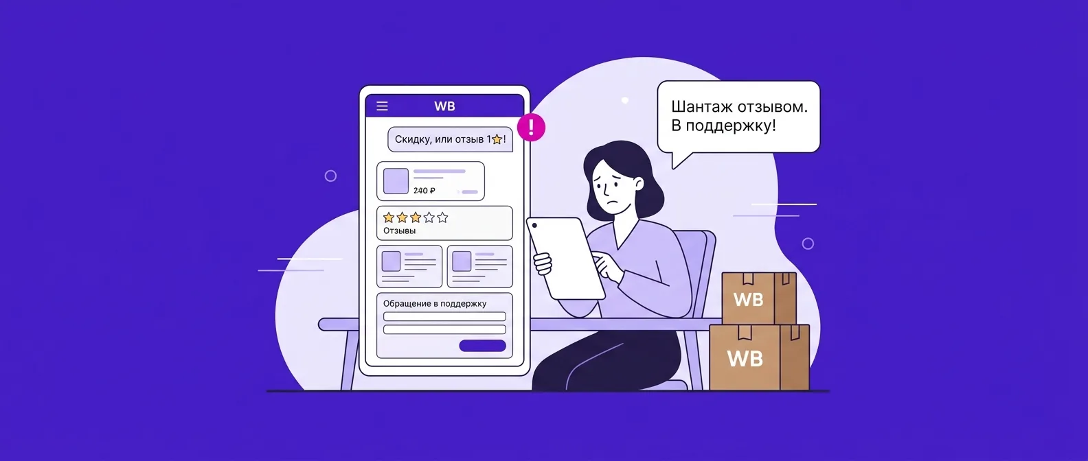 Что делать, если покупатель шантажирует негативным отзывом на Ozon или Wildberries в 2026 году