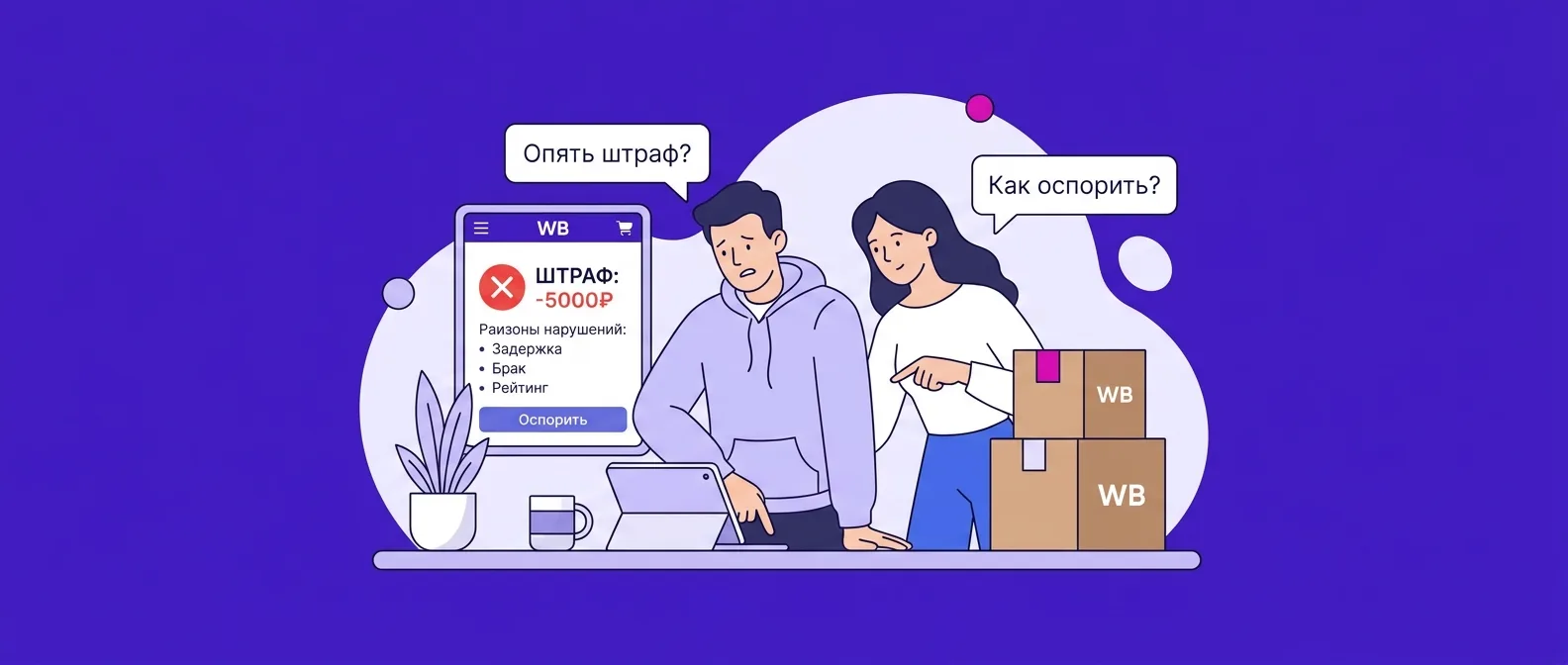 Штрафы Wildberries для продавцов в 2026 году: за что начисляют и как оспорить