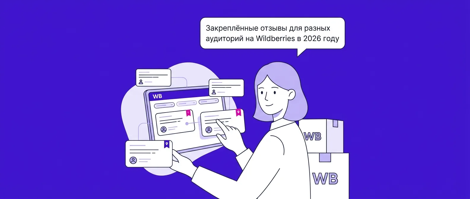 Закреплённые отзывы для разных аудиторий на Wildberries в 2026 году: как настроить